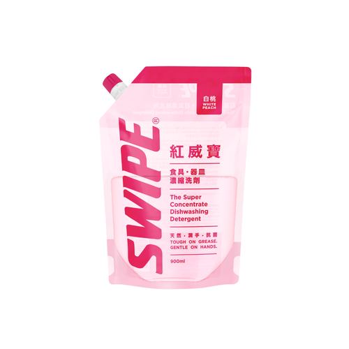Super Concentrate Dish Washing Detergent (White Peach) 900ml - Pouch Pack
