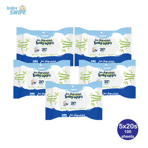 babySWIPE Biodegradable Organic Bamboo Baby Wipes