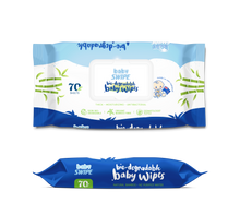 Load image into Gallery viewer, babySWIPE Biodegradable Organic Bamboo Baby Wipes
