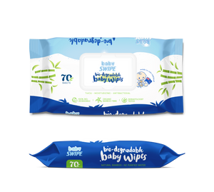 babySWIPE Biodegradable Organic Bamboo Baby Wipes